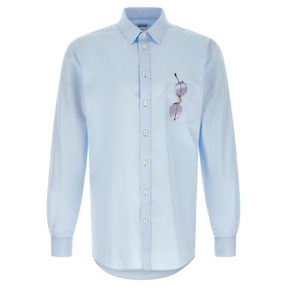 MOSCHINO Other - Moschino Men Trompe-L'œil Print Shirt